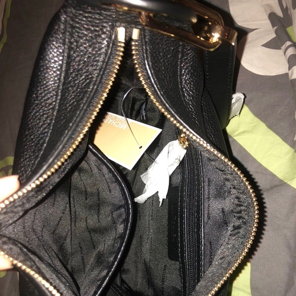 Michael Kors black leather handbag - BRAND NEW - Picture 5 of 8